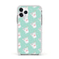 Chinese Takeaway Pattern Apple iPhone 11 Pro in Silver with White Impact Case