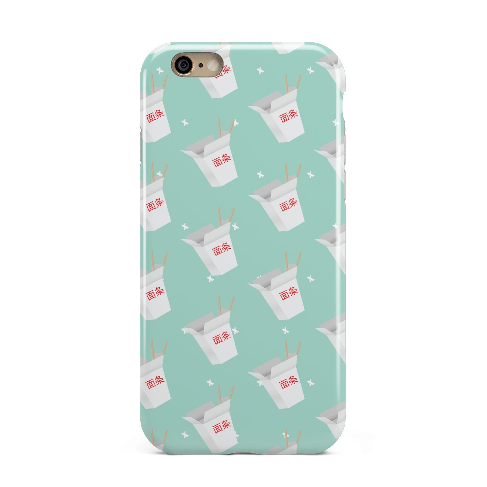 Chinese Takeaway Pattern Apple iPhone 6 3D Tough Case