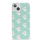 Chinese Takeaway Pattern iPhone 13 Clear Bumper Case
