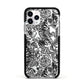 Chinese Tiger Apple iPhone 11 Pro in Silver with Black Impact Case