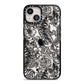 Chinese Tiger iPhone 13 Black Impact Case on Silver phone