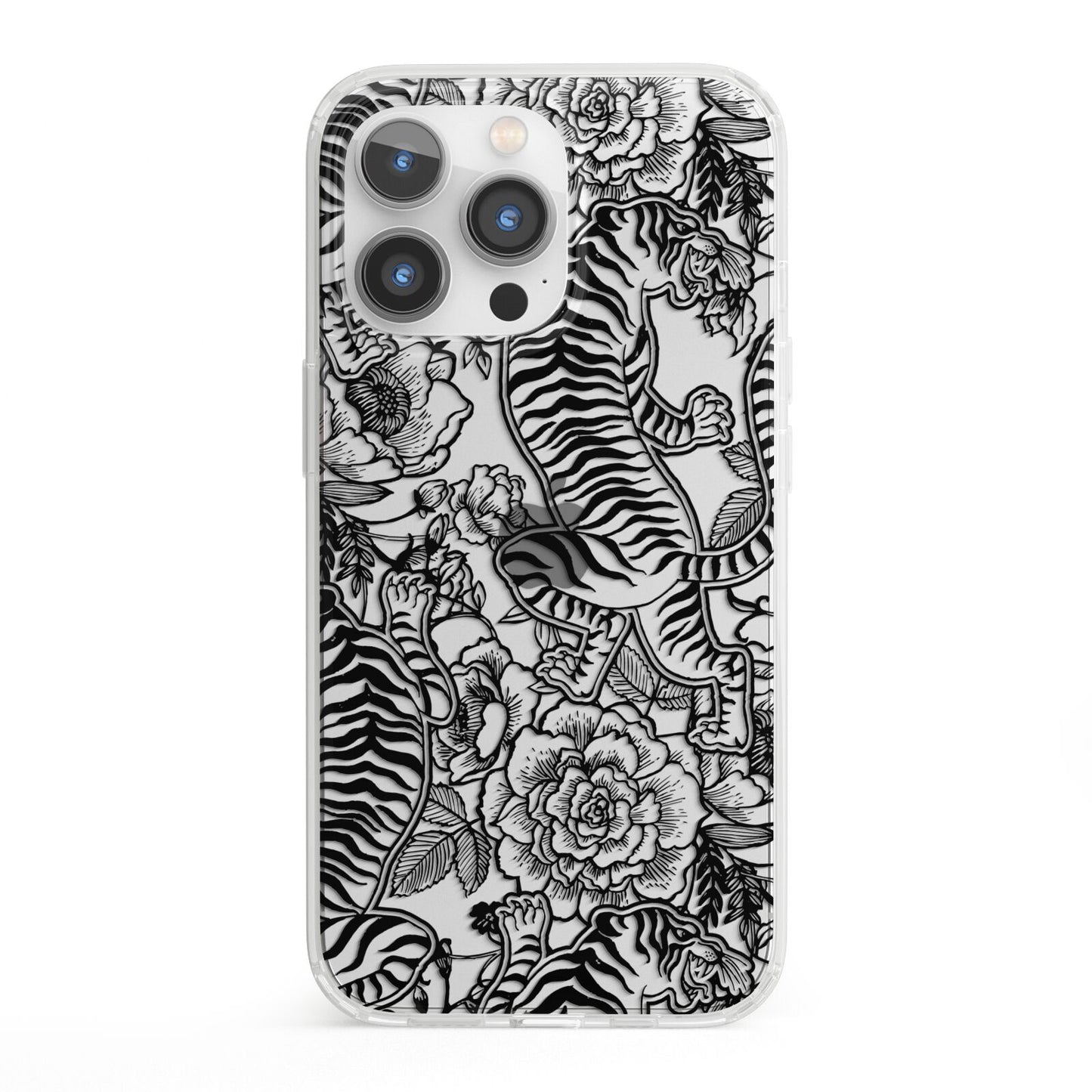 Chinese Tiger iPhone 13 Pro Clear Bumper Case