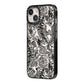 Chinese Tiger iPhone 14 Black Impact Case Side Angle on Silver phone