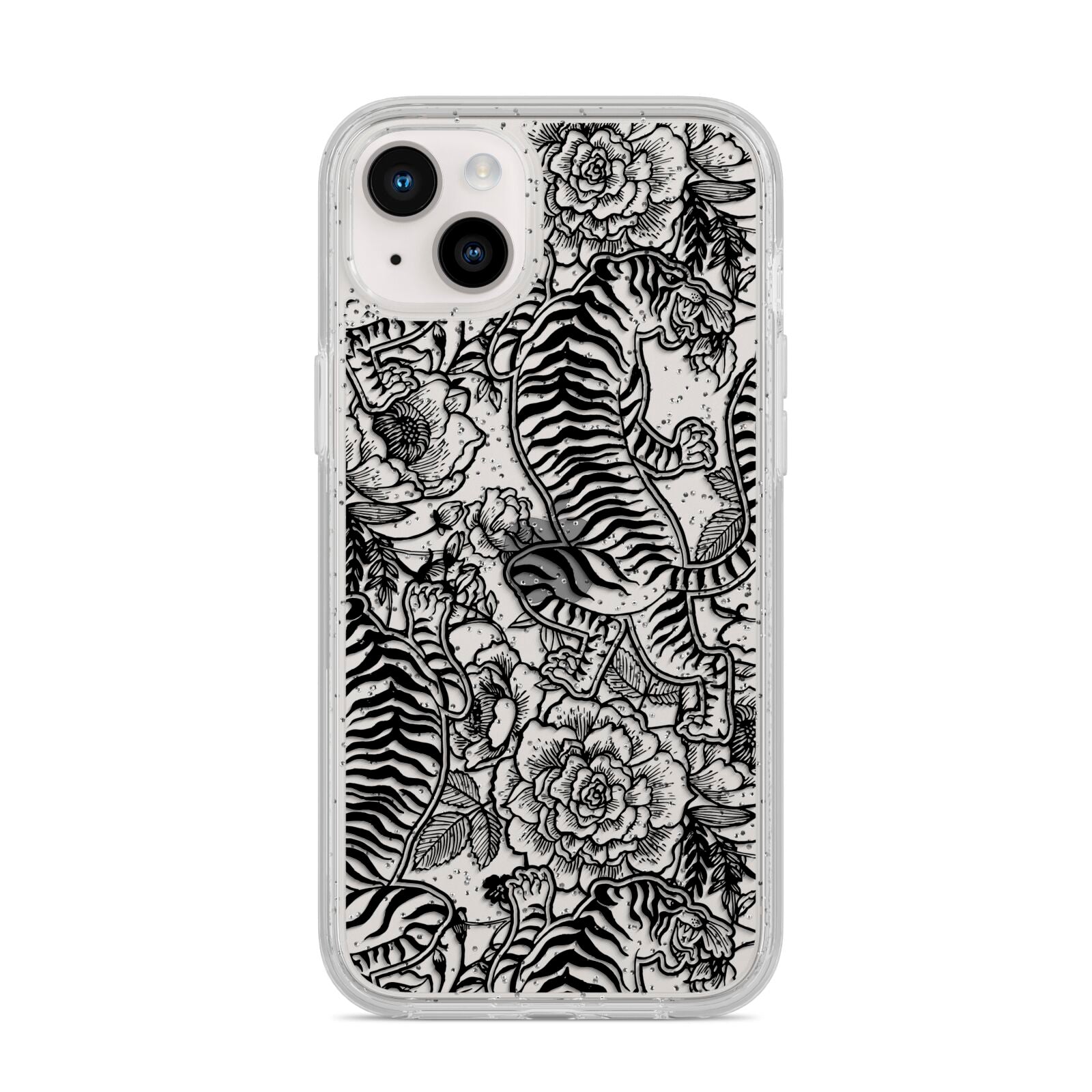 Chinese Tiger iPhone 14 Plus Glitter Tough Case Starlight
