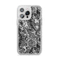 Chinese Tiger iPhone 14 Pro Max Clear Tough Case Silver
