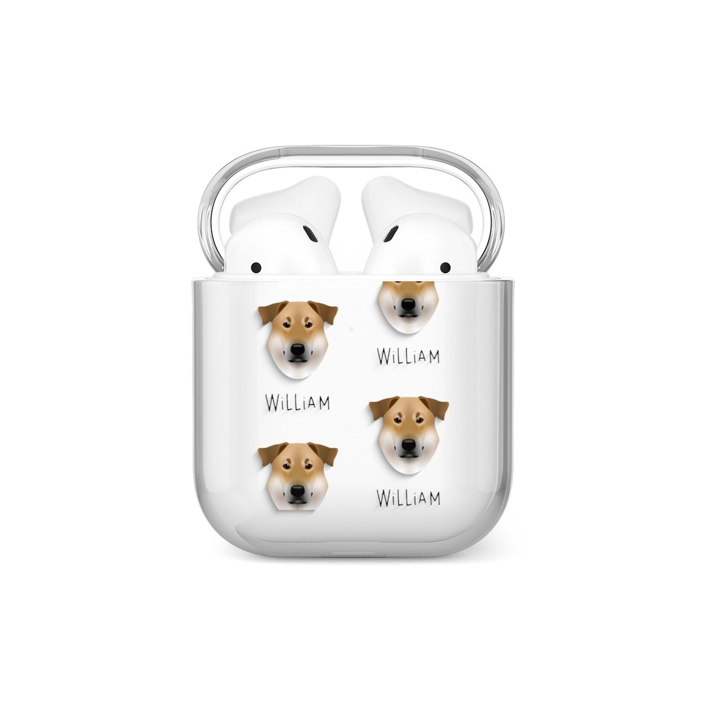 Chinook Icon with Name AirPods Case