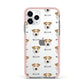 Chinook Icon with Name Apple iPhone 11 Pro in Silver with Pink Impact Case