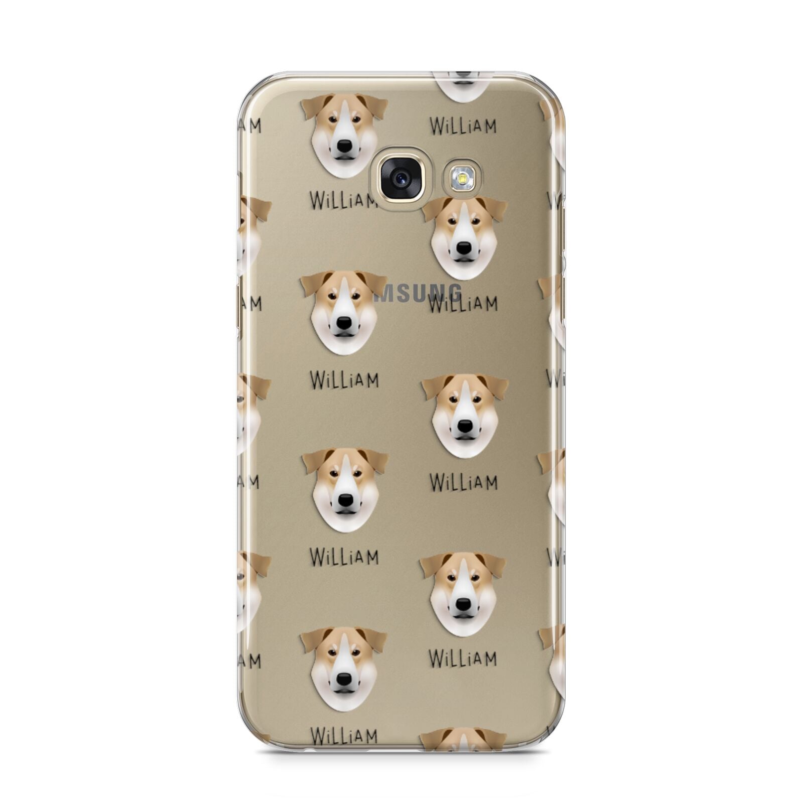Chinook Icon with Name Samsung Galaxy A5 2017 Case on gold phone
