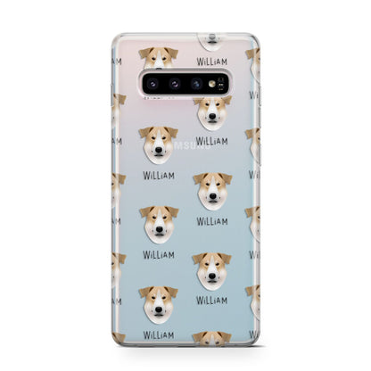 Chinook Icon with Name Samsung Galaxy S10 Case