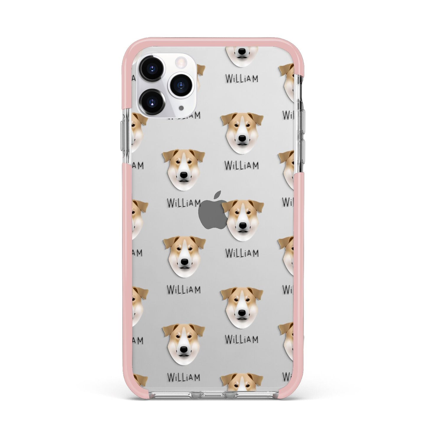 Chinook Icon with Name iPhone 11 Pro Max Impact Pink Edge Case