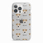 Chinook Icon with Name iPhone 13 Pro TPU Impact Case with White Edges