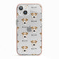 Chinook Icon with Name iPhone 13 TPU Impact Case with Pink Edges