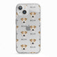 Chinook Icon with Name iPhone 13 TPU Impact Case with White Edges