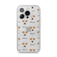 Chinook Icon with Name iPhone 14 Pro Glitter Tough Case Silver