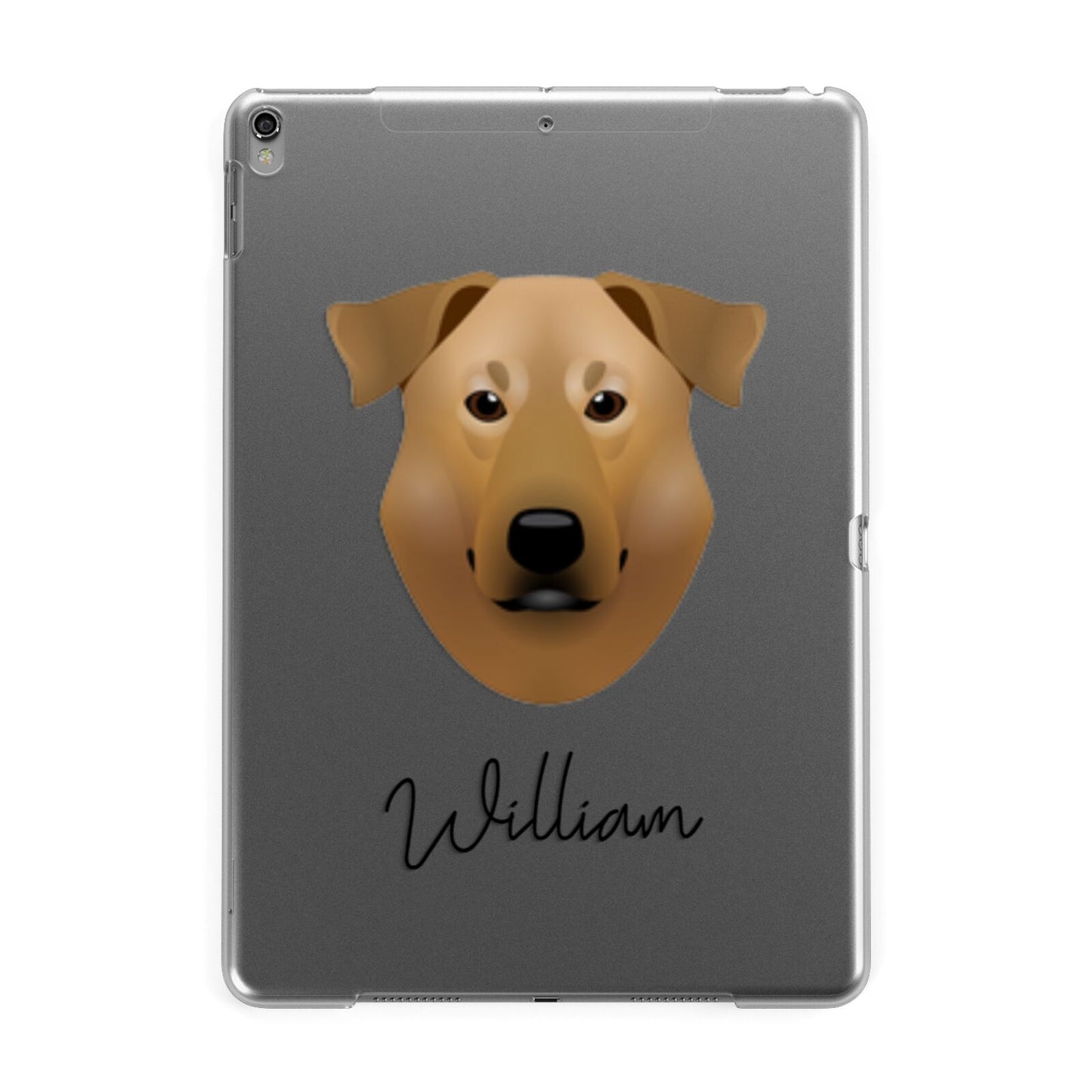Chinook Personalised Apple iPad Grey Case