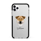 Chinook Personalised Apple iPhone 11 Pro Max in Silver with Black Impact Case