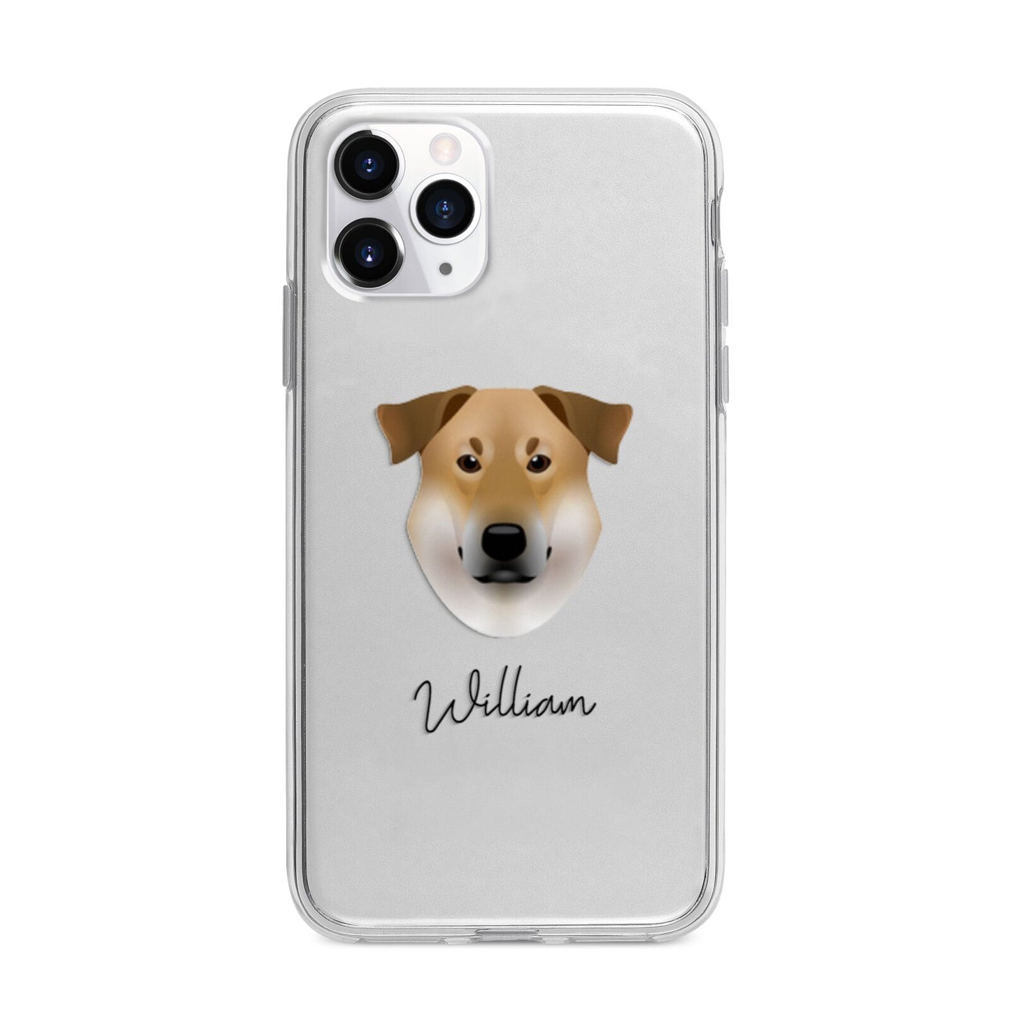 Chinook Personalised Apple iPhone 11 Pro Max in Silver with Bumper Case