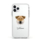 Chinook Personalised Apple iPhone 11 Pro in Silver with White Impact Case