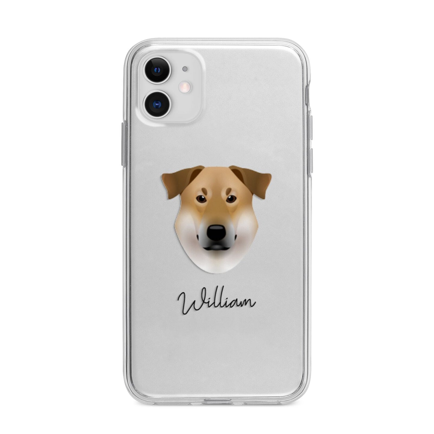Chinook Personalised Apple iPhone 11 in White with Bumper Case