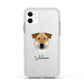 Chinook Personalised Apple iPhone 11 in White with White Impact Case