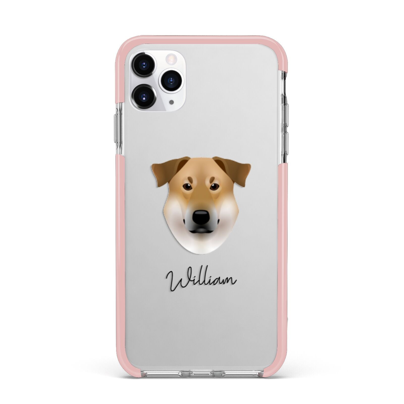 Chinook Personalised iPhone 11 Pro Max Impact Pink Edge Case