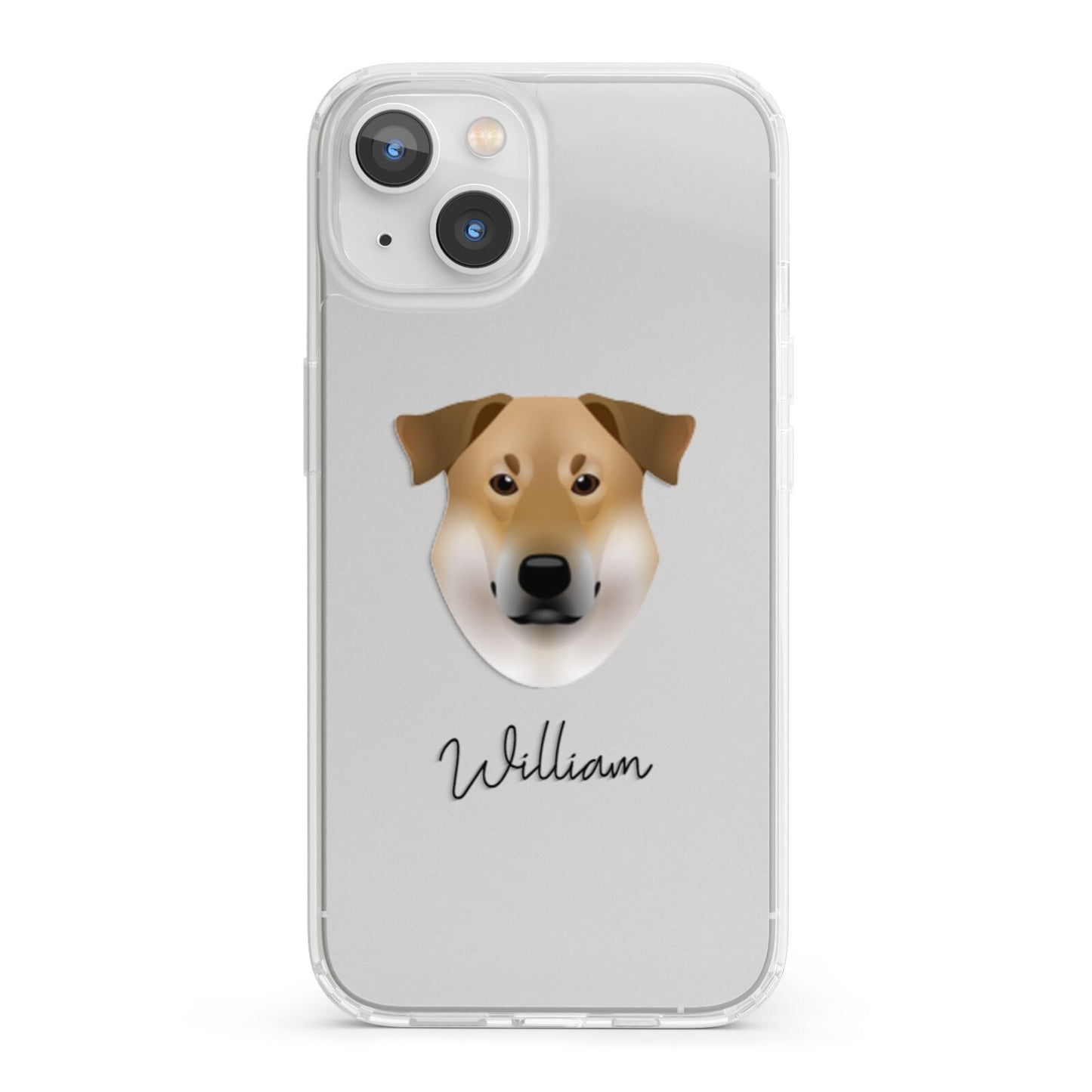 Chinook Personalised iPhone 13 Clear Bumper Case