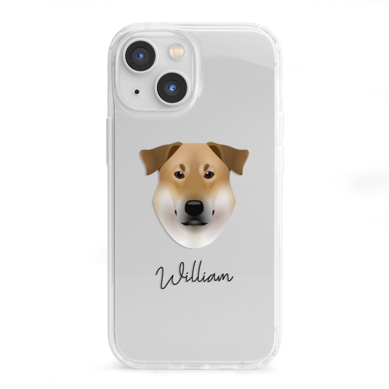 Chinook Personalised iPhone 13 Mini Clear Bumper Case