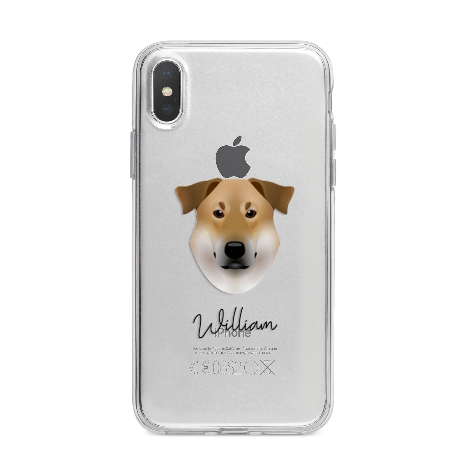 Chinook Personalised iPhone X Bumper Case on Silver iPhone Alternative Image 1
