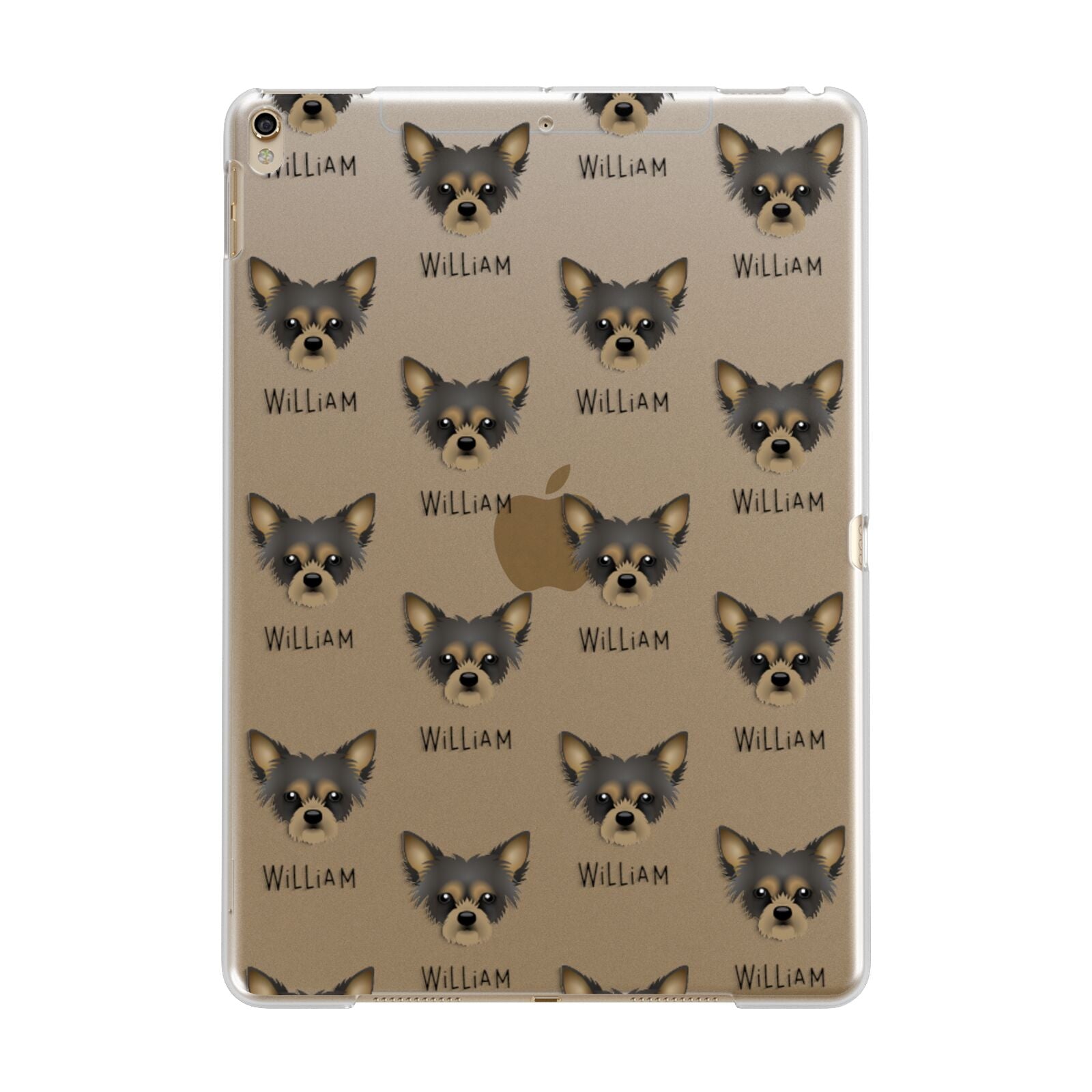 Chipoo Icon with Name Apple iPad Gold Case