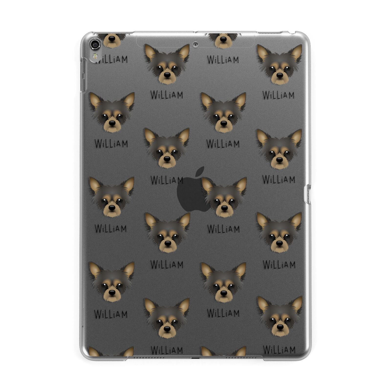 Chipoo Icon with Name Apple iPad Grey Case
