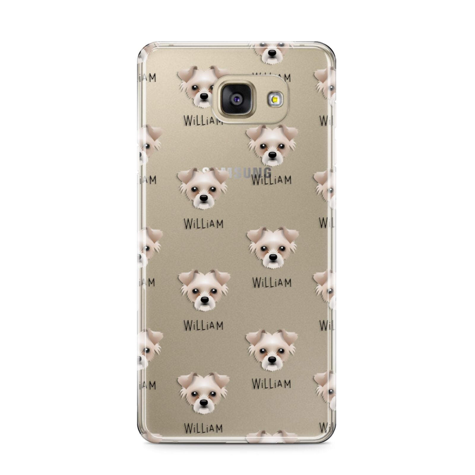 Chipoo Icon with Name Samsung Galaxy A9 2016 Case on gold phone