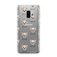 Chipoo Icon with Name Samsung Galaxy S9 Plus Case on Silver phone