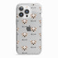 Chipoo Icon with Name iPhone 13 Pro TPU Impact Case with White Edges