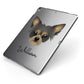 Chipoo Personalised Apple iPad Case on Grey iPad Side View