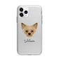 Chipoo Personalised Apple iPhone 11 Pro Max in Silver with Bumper Case