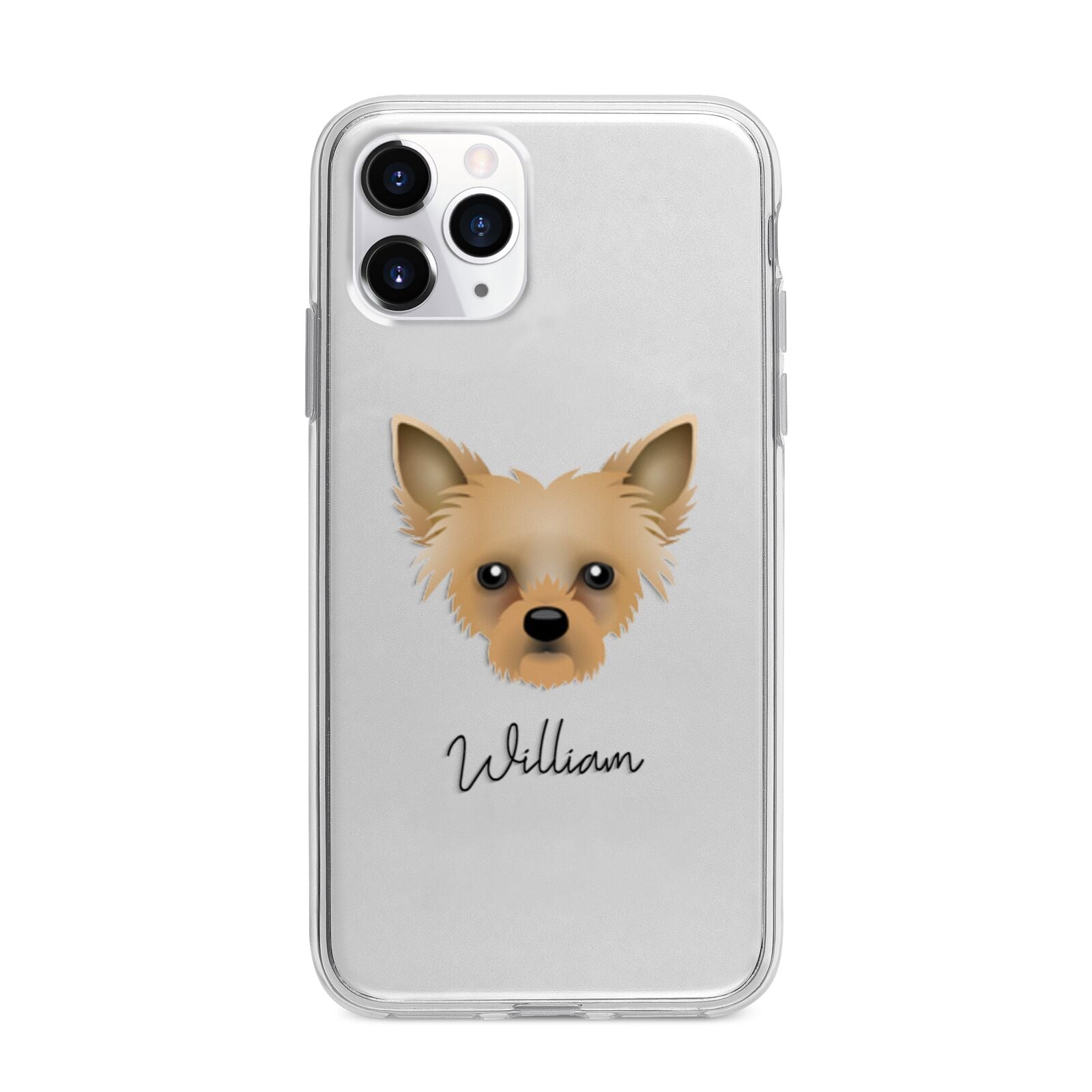 Chipoo Personalised Apple iPhone 11 Pro Max in Silver with Bumper Case