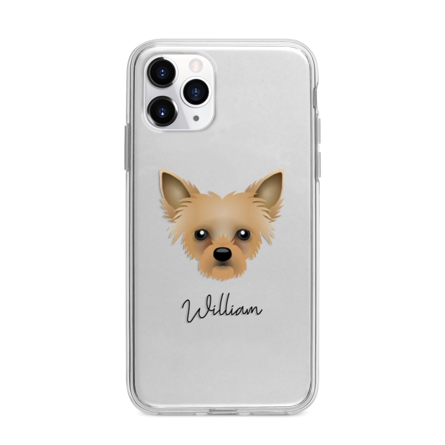 Chipoo Personalised Apple iPhone 11 Pro in Silver with Bumper Case