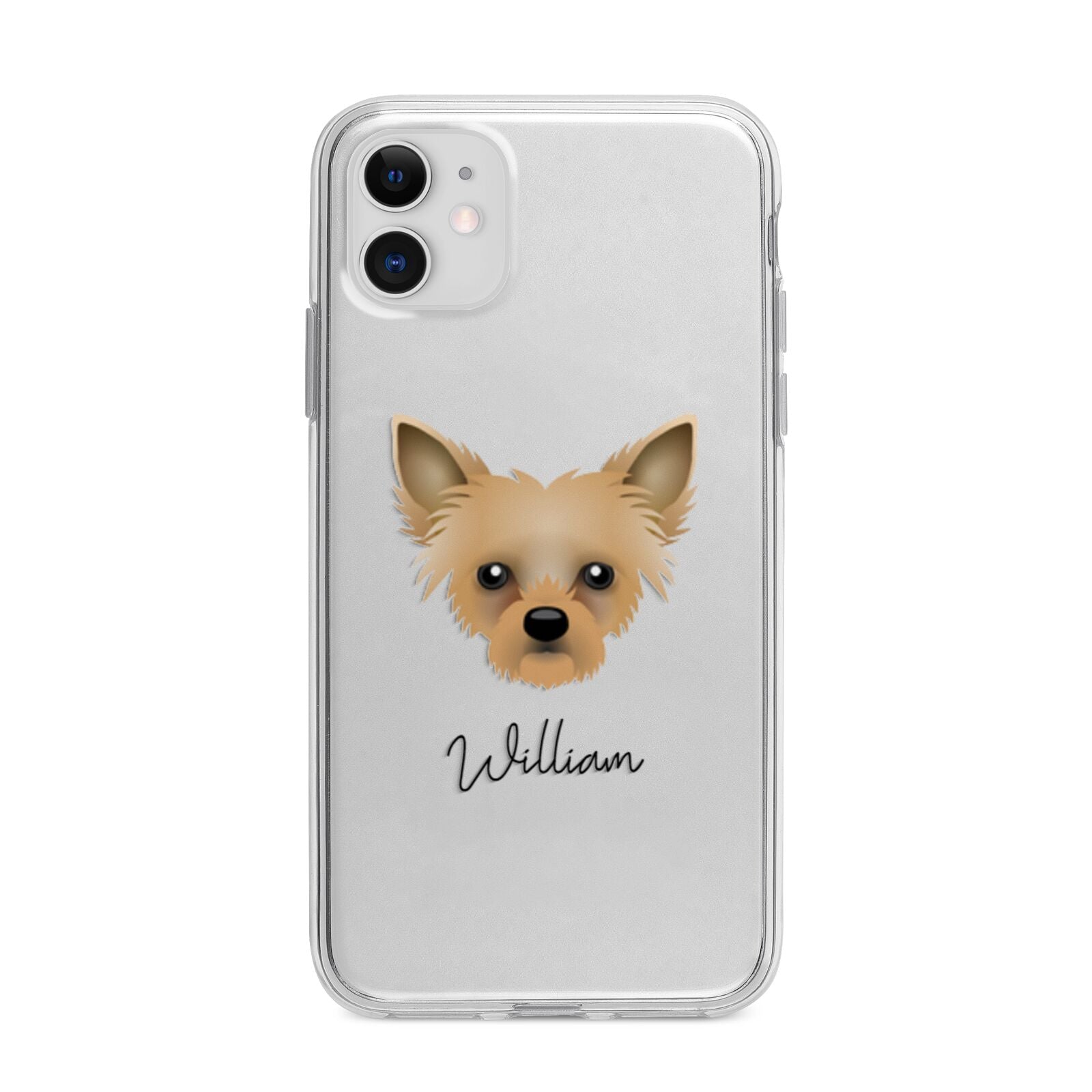 Chipoo Personalised Apple iPhone 11 in White with Bumper Case
