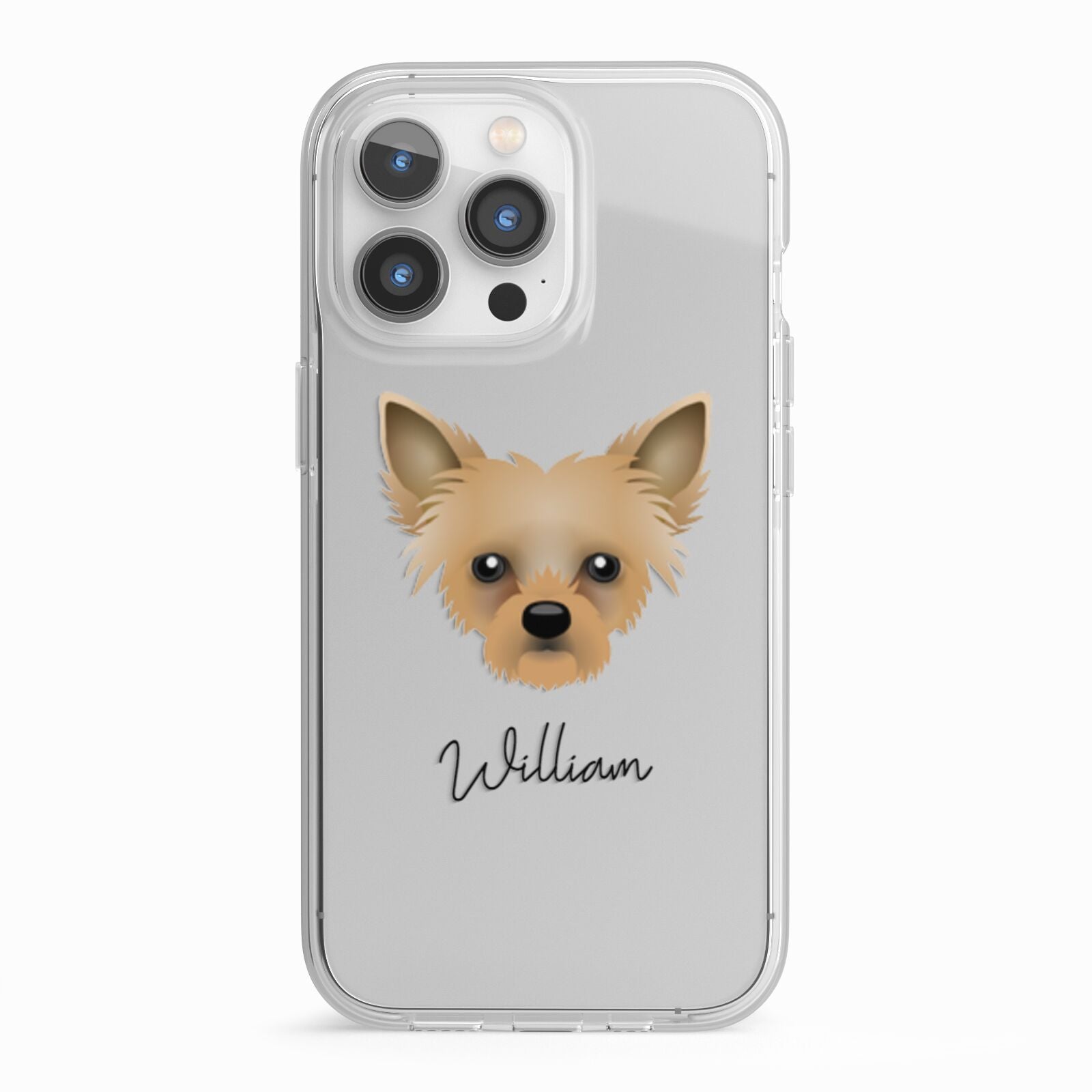 Chipoo Personalised iPhone 13 Pro TPU Impact Case with White Edges