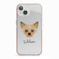 Chipoo Personalised iPhone 13 TPU Impact Case with Pink Edges