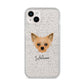 Chipoo Personalised iPhone 14 Plus Glitter Tough Case Starlight