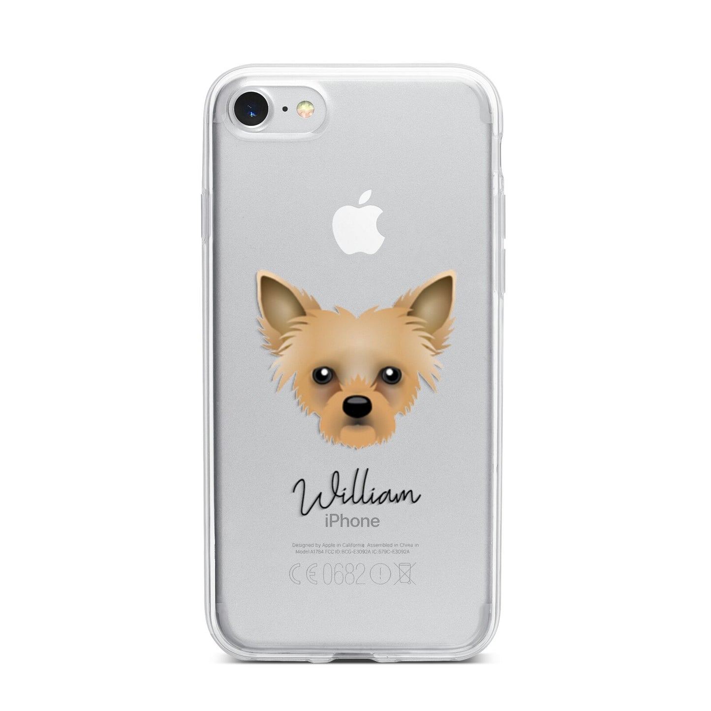 Chipoo Personalised iPhone 7 Bumper Case on Silver iPhone