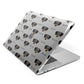 Chiweenie Icon with Name Apple MacBook Case Side View