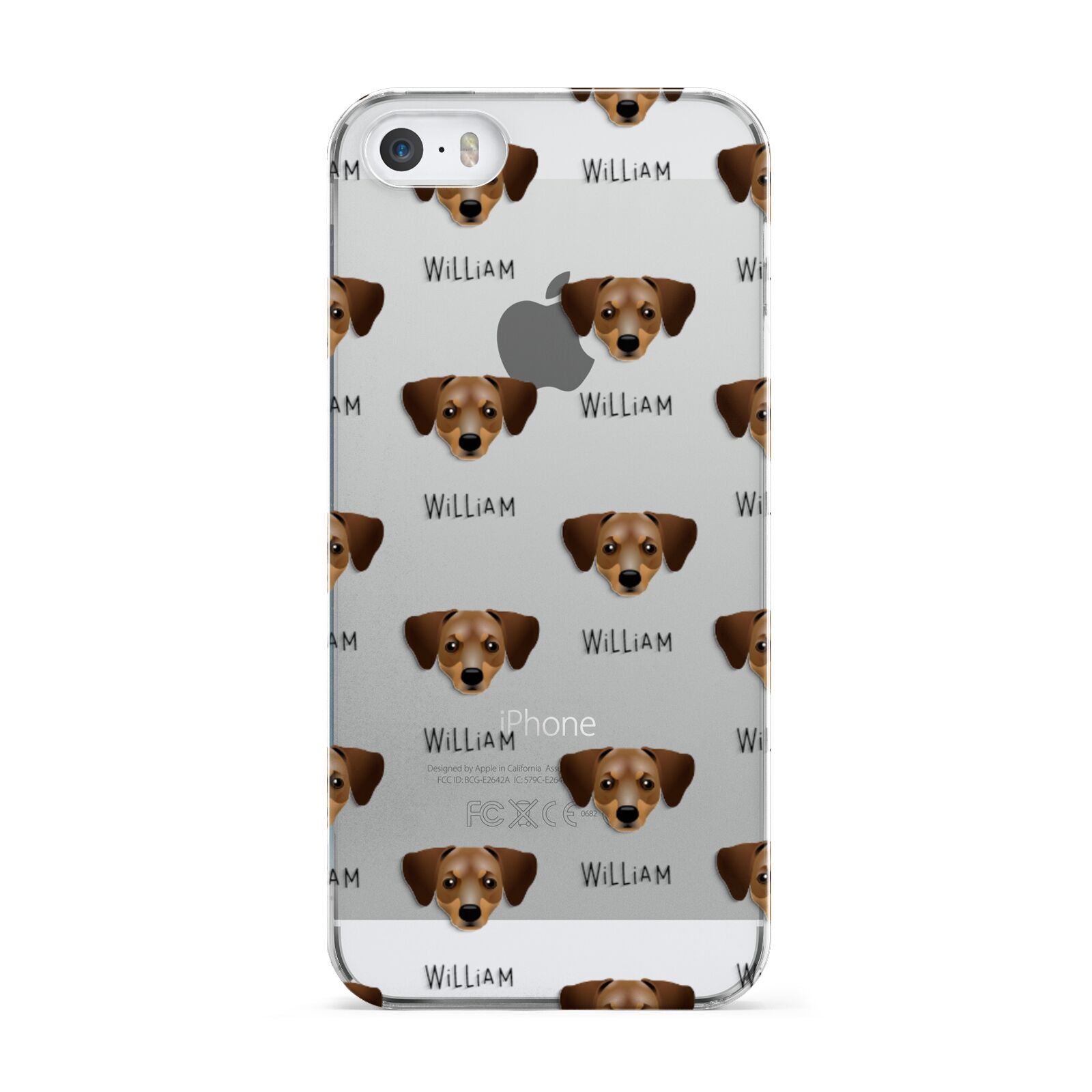 Chiweenie Icon with Name Apple iPhone 5 Case