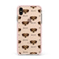Chiweenie Icon with Name Apple iPhone Xs Max Impact Case Pink Edge on Gold Phone