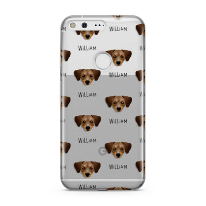 Chiweenie Icon with Name Google Pixel Case