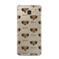 Chiweenie Icon with Name Samsung Galaxy A5 2016 Case on gold phone