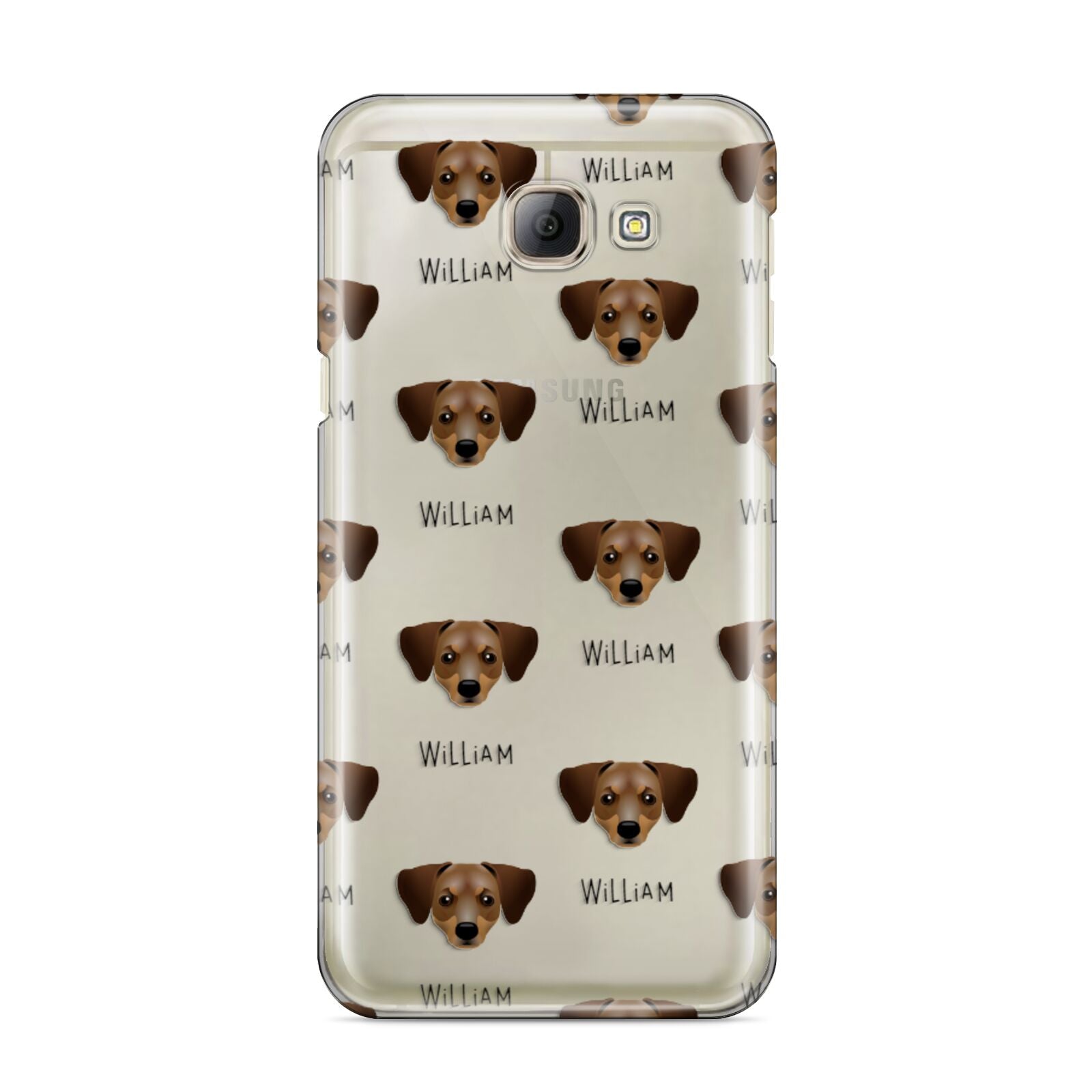 Chiweenie Icon with Name Samsung Galaxy A8 2016 Case