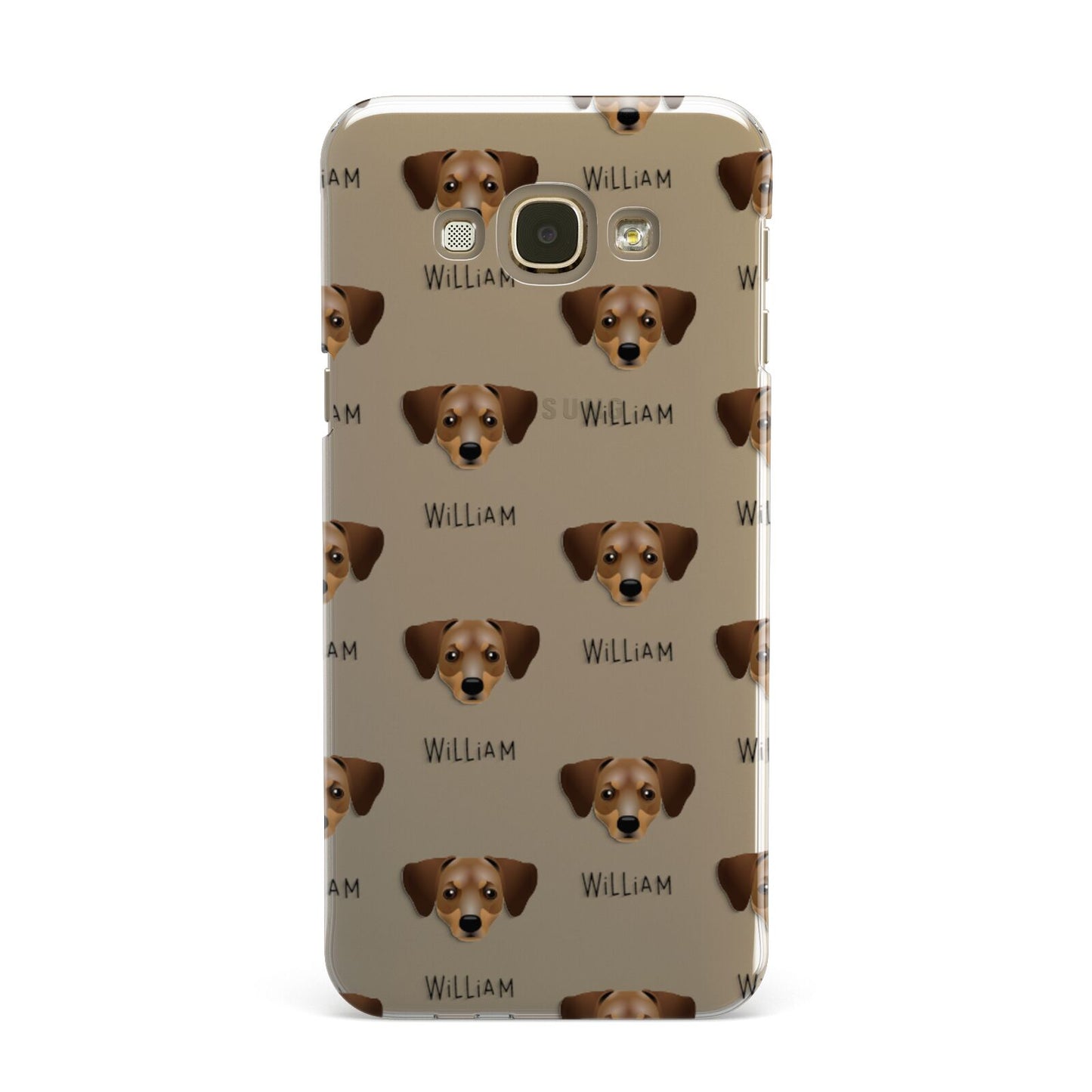 Chiweenie Icon with Name Samsung Galaxy A8 Case