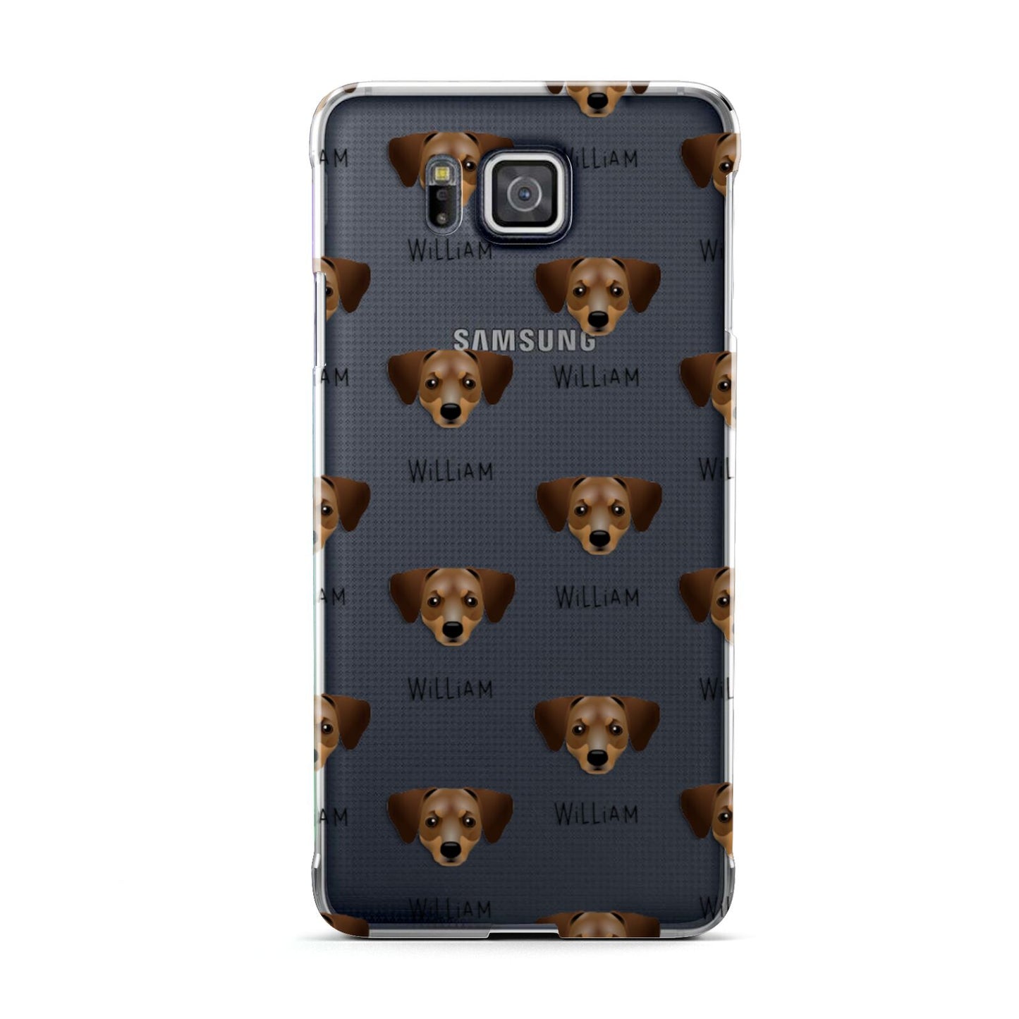 Chiweenie Icon with Name Samsung Galaxy Alpha Case
